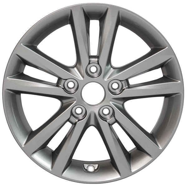 16" Hyundai - Sonata OEM Wheel - Silver 16x6.5 | Suncoast Wheels inexpensive Kia replacement wheels, Hyundai OEM replica rims, affordable Hyundai aftermarket wheels