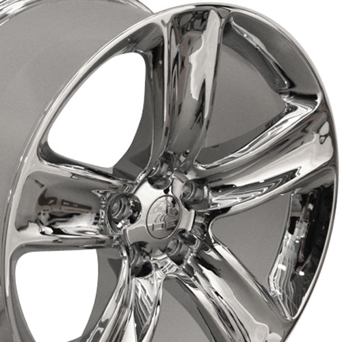 20" Fits Jeep - Grand Cherokee SRT Style Replica Wheel - Chrome 2x9 | Suncoast Wheels Dodge Hellcat replica wheels, Grand Cherokee SRT replica wheels, Challenger reproduction wheels, affordable Dodge replica rims