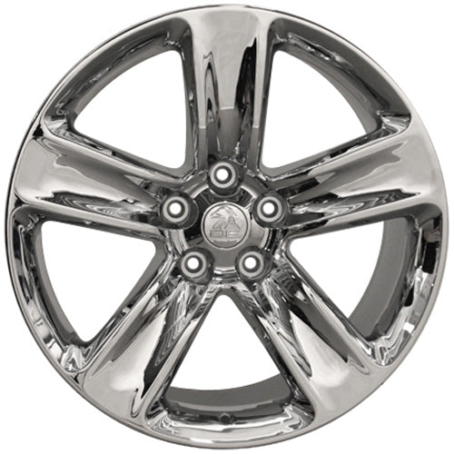 20" Fits Jeep - Grand Cherokee SRT Style Replica Wheel - Chrome 2x1 | Suncoast Wheels Dodge Hellcat replica wheels, Grand Cherokee SRT replica wheels, Challenger reproduction wheels, affordable Dodge replica rims