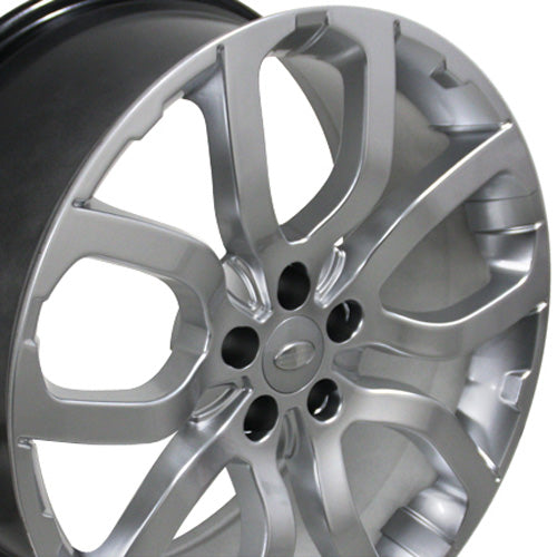 20" Fits Land Rover - Evoque Style Replica Wheel - Hyper Silver 2x9 | Suncoast Wheels Land Rover OEM replica wheels, affordable Range Rover replacement rims, high quality Range Rover replica wheels