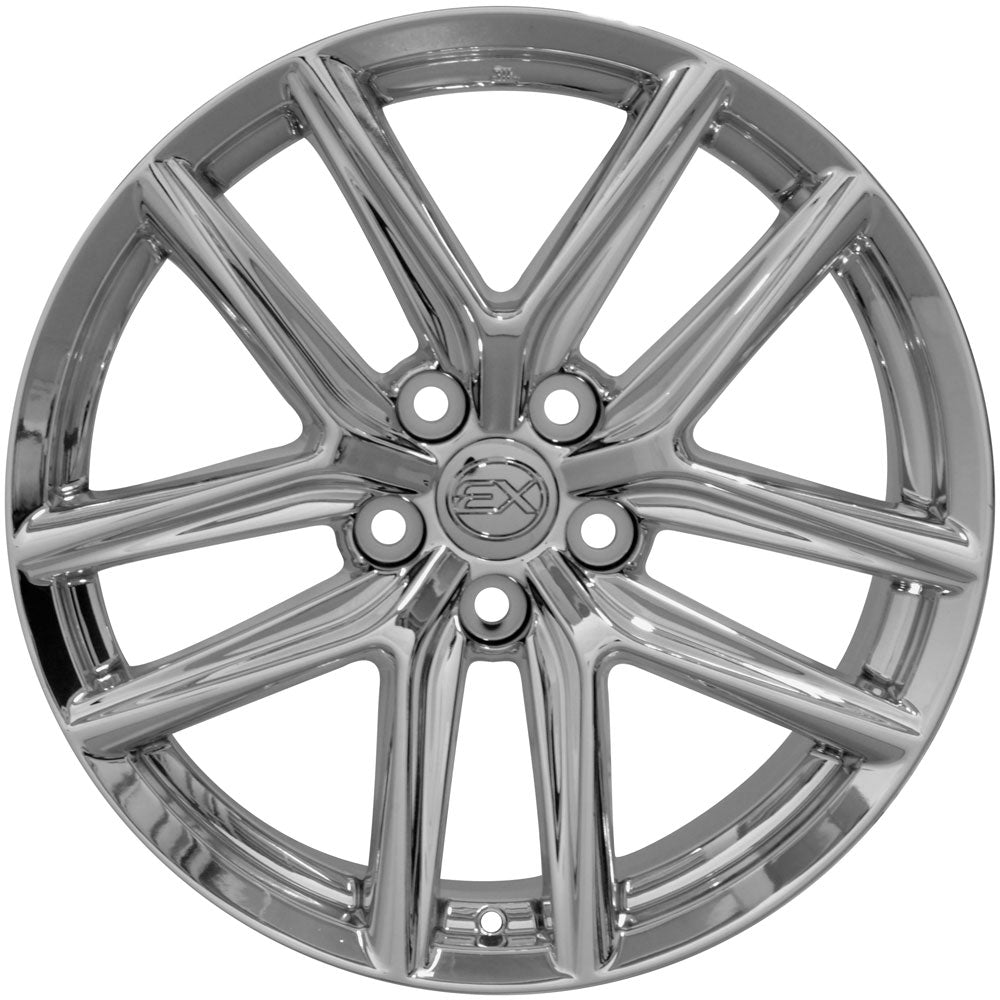 18" Fits Lexus - IS Style Replica Wheel - Chrome 18x8 | Suncoast Wheels Toyota OEM replica wheels, Toyota factory rims, Scion OEM rims, high quality affordable Lexus aftermarket wheels