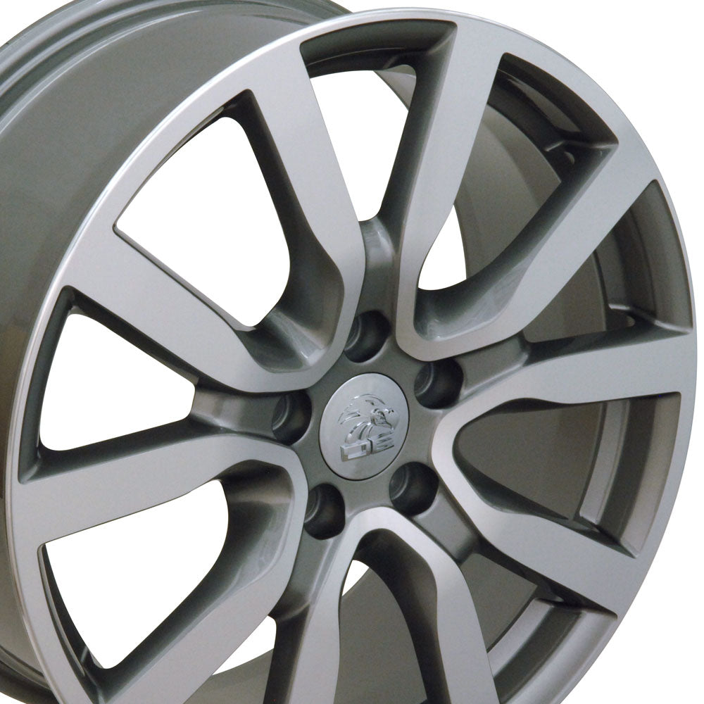 18" Fits VW Volkswagen - Golf Style Replica Wheel - Gunmetal Mach'd Face 18x7.5 | Suncoast Wheels high quality affordable replacement rims, replica OEM stock wheels, quality budget rims