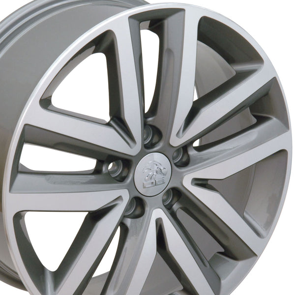 18" Fits VW Volkswagen - Jetta Style Replica Wheel - Gunmetal Mach'd Face 18x7.5 | Suncoast Wheels high quality affordable replacement rims, replica OEM stock wheels, quality budget rims