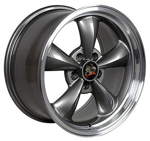 17" Fits Ford - Mustang Bullitt Wheel - Anthracite Machined Lip 17x9 | Suncoast Wheels Ford Explorer replica wheels, affordable F150 OEM wheels, high quality Ford F150 aftermarket rims, inexpensive Mustang replica wheels