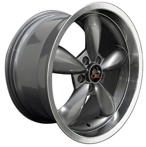 20" Fits Ford - 25 Mustang Bullitt Deep Dish Wheel - Gunmetal Machined Lip 2x1 | Suncoast Wheels Ford Explorer replica wheels, affordable F150 OEM wheels, high quality Ford F150 aftermarket rims, inexpensive Mustang replica wheels