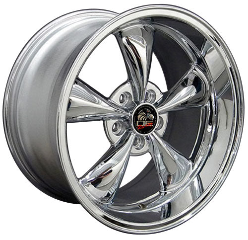 18" Fits Ford - Mustang Bullitt Wheel - Chrome 18x1 | Suncoast Wheels Ford Explorer replica wheels, affordable F150 OEM wheels, high quality Ford F150 aftermarket rims, inexpensive Mustang replica wheels