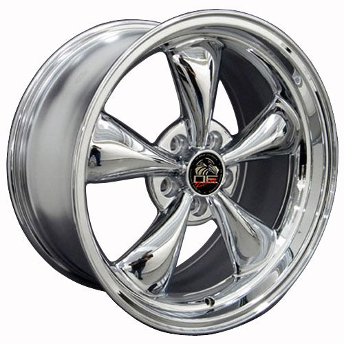 18" Fits Ford - Mustang Bullitt Wheel - Chrome 18x9 | Suncoast Wheels Ford Explorer replica wheels, affordable F150 OEM wheels, high quality Ford F150 aftermarket rims, inexpensive Mustang replica wheels