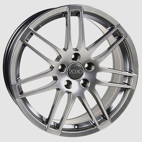 18 Fits Audi - RS4 Wheel - Hyper Silver 18x8 | Suncoast Wheels High ...