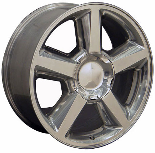 22" Fits GMC - Tahoe Wheel - Polished 22x9 | Suncoast Wheels 22 inch OEM Chevy Wheels, factory Silverado 20 inch wheels, GMC replica wheels