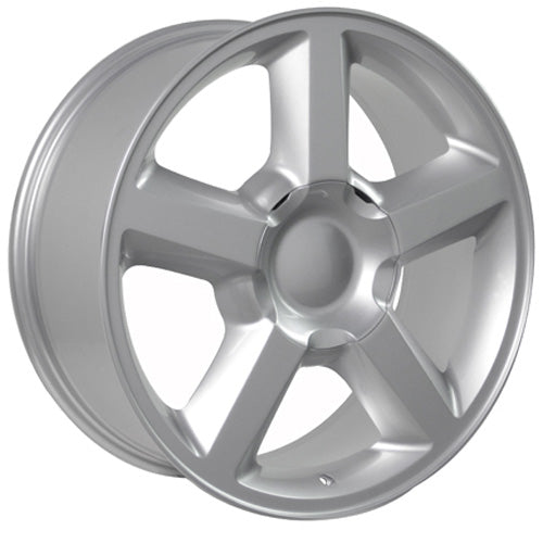 20" Fits GMC - Tahoe Wheel - Silver 2x8.5 | Suncoast Wheels 22 inch OEM Chevy Wheels, factory Silverado 20 inch wheels, GMC replica wheels