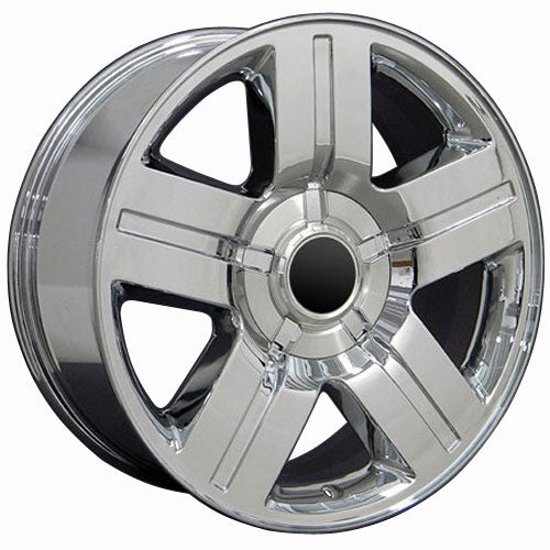 20" Fits Chevrolet - Texas Wheel - Chrome 2x8.5 | Suncoast Wheels 22 inch OEM Chevy Wheels, factory Silverado 20 inch wheels, GMC replica wheels