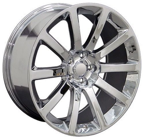 20" Fits Chrysler - 3 SRT Wheel - Chrome 2x9 | Suncoast Wheels Dodge Hellcat replica wheels, Grand Cherokee SRT replica wheels, Challenger reproduction wheels, affordable Dodge replica rims