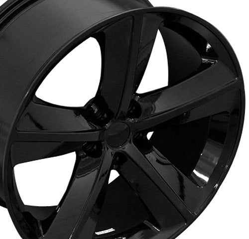 20" Fits Dodge - Challenger SRT Wheel - Black 2x9 | Suncoast Wheels Dodge Hellcat replica wheels, Grand Cherokee SRT replica wheels, Challenger reproduction wheels, affordable Dodge replica rims