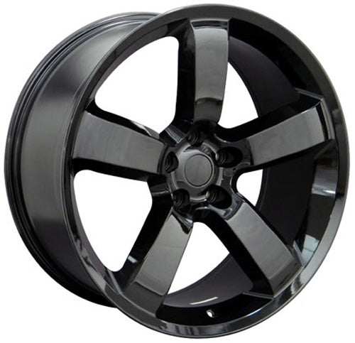 20" Fits Dodge - Charger SRT Wheel - Black 2x9 | Suncoast Wheels Dodge Hellcat replica wheels, Grand Cherokee SRT replica wheels, Challenger reproduction wheels, affordable Dodge replica rims
