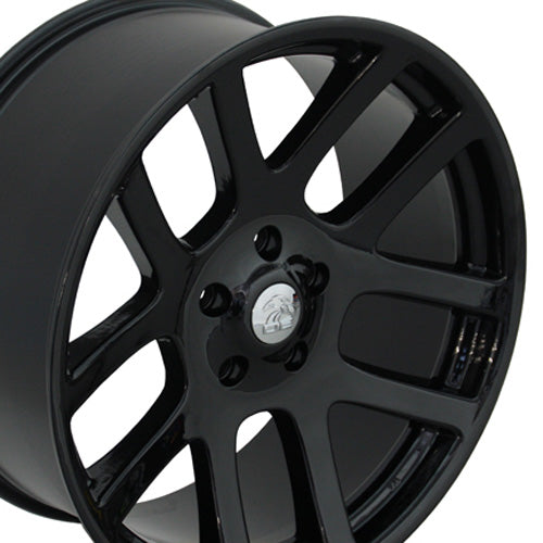 22" Fits Dodge - Ram SRT Wheel - Black 22x1 | Suncoast Wheels Dodge Hellcat replica wheels, Grand Cherokee SRT replica wheels, Challenger reproduction wheels, affordable Dodge replica rims