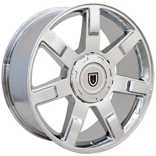 24" Fits Cadillac - Escalade Wheel - Chrome 24x10 | Suncoast Wheels 22 inch OEM Chevy Wheels, factory Silverado 20 inch wheels, GMC replica wheels