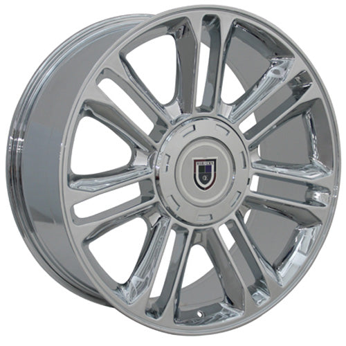 20" Fits Cadillac - Escalade Wheel - Chrome 2x9 | Suncoast Wheels 22 inch OEM Chevy Wheels, factory Silverado 20 inch wheels, GMC replica wheels