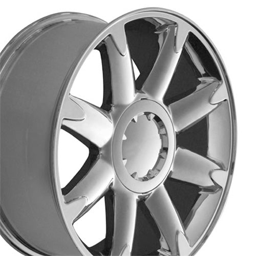 20" Fits GMC - Denali Wheel - Chrome 2x8.5 SD | Suncoast Wheels 22 inch OEM Chevy Wheels, factory Silverado 20 inch wheels, GMC replica wheels