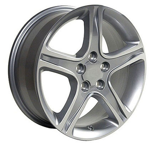 17" Fits Lexus - IS Wheel - Silver Mach'd Face 17x7 | Suncoast Wheels Toyota OEM replica wheels, Toyota factory rims, Scion OEM rims, high quality affordable Lexus aftermarket wheels