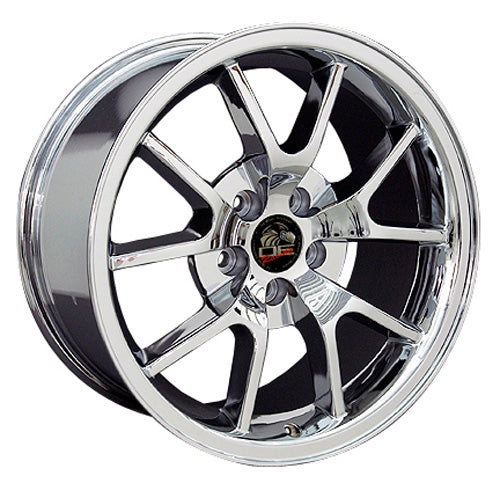 18" Fits Ford - Mustang FR5 Wheel - Chrome 18x9 | Suncoast Wheels Ford Explorer replica wheels, affordable F150 OEM wheels, high quality Ford F150 aftermarket rims, inexpensive Mustang replica wheels