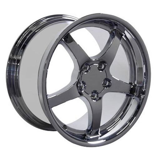 18" Fits Chevrolet - Corvette C5 Deep Dish Wheel - Chrome 18x1.5 | Suncoast Wheels 22 inch OEM Chevy Wheels, factory Silverado 20 inch wheels, GMC replica wheels