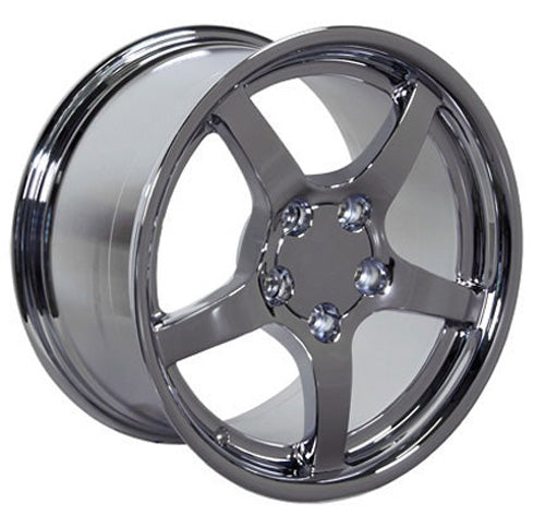 17" Fits Chevrolet - Corvette C5 Deep Dish Wheel - Chrome 17x9.5 | Suncoast Wheels 22 inch OEM Chevy Wheels, factory Silverado 20 inch wheels, GMC replica wheels