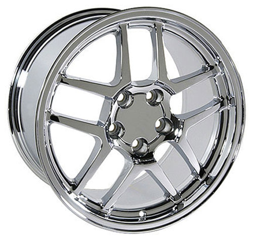 17" Fits Chevrolet - Corvette C5 Z6 Wheel - Chrome 17x9.5 | Suncoast Wheels 22 inch OEM Chevy Wheels, factory Silverado 20 inch wheels, GMC replica wheels