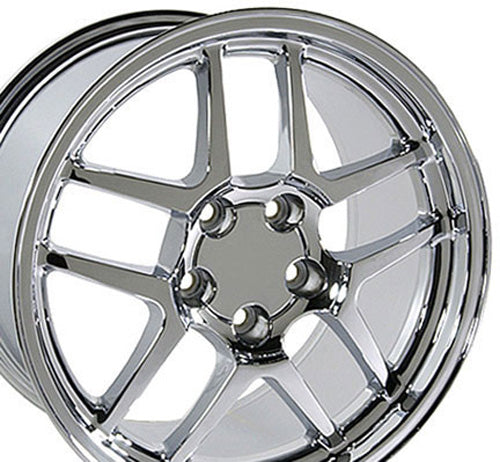 18" Fits Chevrolet - Corvette C5 Z6 Wheel - Chrome 18x1.5 | Suncoast Wheels 22 inch OEM Chevy Wheels, factory Silverado 20 inch wheels, GMC replica wheels