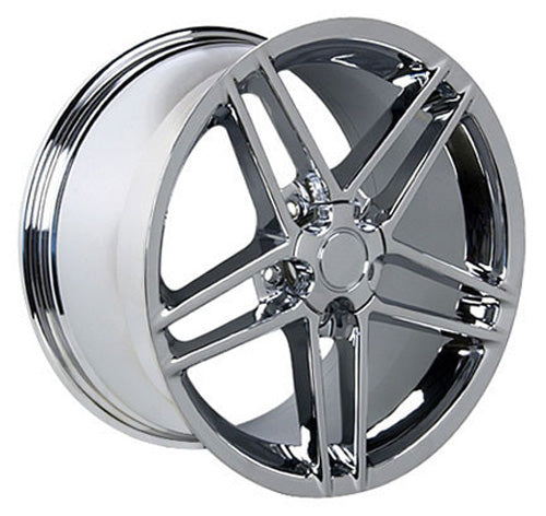 18" Fits Chevrolet - Corvette C6 Z6 Wheel - Chrome 18x9.5 | Suncoast Wheels 22 inch OEM Chevy Wheels, factory Silverado 20 inch wheels, GMC replica wheels