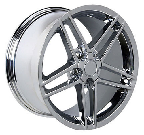 17" Fits Chevrolet - Corvette C6 Z6 Wheel - Chrome 17x9.5 | Suncoast Wheels 22 inch OEM Chevy Wheels, factory Silverado 20 inch wheels, GMC replica wheels